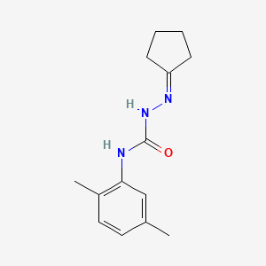 2-Cyclopentylidene-N-(2,5-dimethylphenyl)hydrazine-1-carboxamide