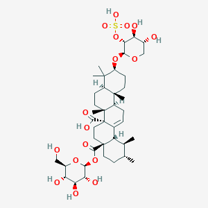 molecular formula C41H64O17S B1261577 Zygophyloside P 