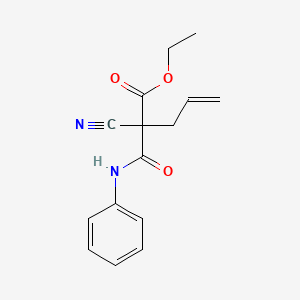 Ethyl 2-cyano-2-(phenylcarbamoyl)pent-4-enoate