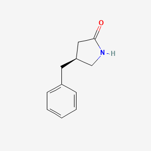 2-Pyrrolidinone, 4-(phenylmethyl)-, (4S)-