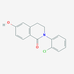 2-(2-Chlorophenyl)-6-hydroxy-1,2,3,4-tetrahydroisoquinolin-1-one