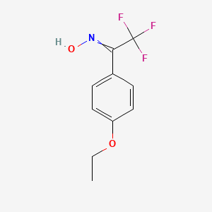 N-[1-(4-Ethoxyphenyl)-2,2,2-trifluoroethylidene]hydroxylamine