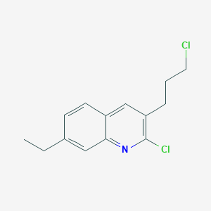 2-Chloro-3-(3-chloropropyl)-7-ethylquinoline