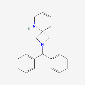 molecular formula C20H22N2 B12615849 2-(Diphenylmethyl)-2,5-diazaspiro[3.5]non-7-ene CAS No. 918896-19-2