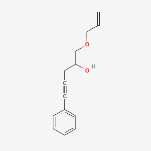 5-Phenyl-1-[(prop-2-en-1-yl)oxy]pent-4-yn-2-ol