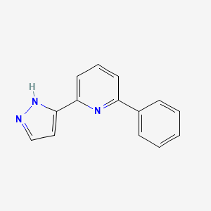 2-Phenyl-6-(1H-pyrazol-5-yl)pyridine