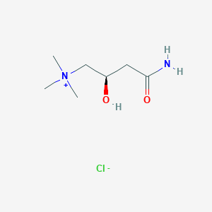 molecular formula C7H17ClN2O2 B1261599 (R)-carnitinamide chloride 