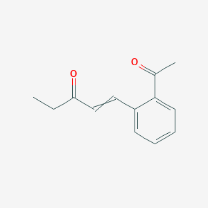 1-(2-Acetylphenyl)pent-1-en-3-one