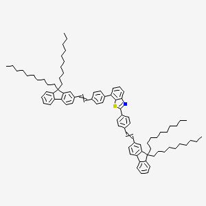 2,7-Bis{4-[2-(9,9-didecyl-9H-fluoren-2-yl)ethenyl]phenyl}-1,3-benzothiazole