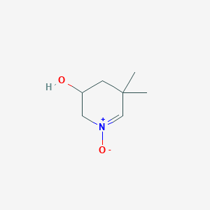 5,5-Dimethyl-1-oxo-2,3,4,5-tetrahydro-1lambda~5~-pyridin-3-ol