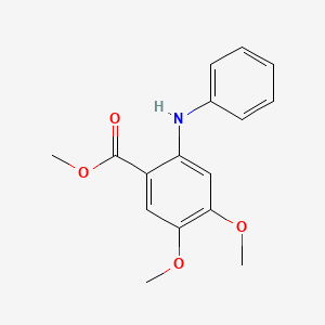 Methyl 2-anilino-4,5-dimethoxybenzoate