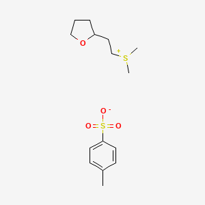 molecular formula C15H24O4S2 B1261604 Dimethyl-2-(tetrahydro-2-furanyl)ethylsulfonium CAS No. 80518-95-2