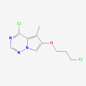 4-Chloro-6-(3-chloropropoxy)-5-methylpyrrolo[2,1-F][1,2,4]triazine