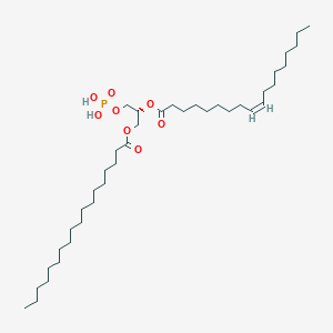 molecular formula C39H75O8P B1261622 1-十八烷酰-2-(9Z-十八烯酰)-sn-甘油-3-磷酸 