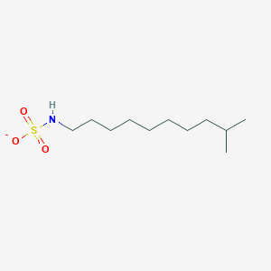 molecular formula C11H24NO3S- B1261623 (9-甲基癸基)磺酸酯 