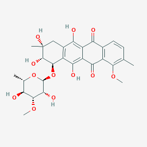 molecular formula C28H32O12 B1261639 Mutactimycin E 