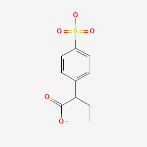 molecular formula C10H10O5S-2 B1261644 2-(4-Sulfophenyl)butanoate 
