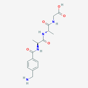 N-[4-(Aminomethyl)benzoyl]-L-alanyl-L-alanylglycine