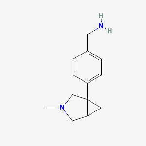 1-[4-(3-Methyl-3-azabicyclo[3.1.0]hexan-1-yl)phenyl]methanamine