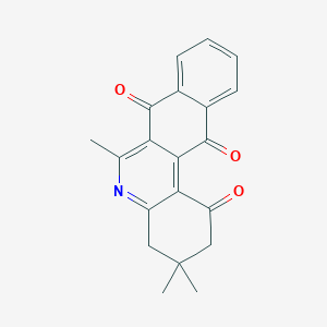 3,3,6-Trimethyl-3,4-dihydrobenzo[j]phenanthridine-1,7,12(2H)-trione