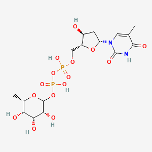 molecular formula C16H26N2O15P2 B1261652 dTDP-6-脱氧-L-塔洛糖 