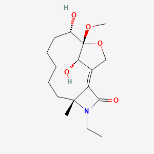 molecular formula C17H27NO5 B1261658 叶斑菌素 A 