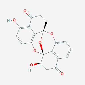 molecular formula C20H14O7 B1261661 普鲁索霉素 EG2 