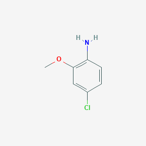 molecular formula C7H8ClNO B126167 4-氯-2-甲氧基苯胺 CAS No. 93-50-5