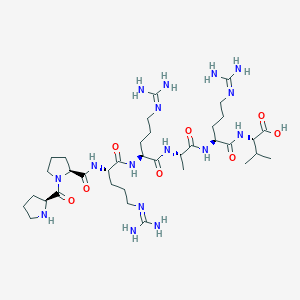 L-Prolyl-L-prolyl-N~5~-(diaminomethylidene)-L-ornithyl-N~5~-(diaminomethylidene)-L-ornithyl-L-alanyl-N~5~-(diaminomethylidene)-L-ornithyl-L-valine