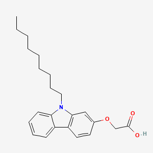 [(9-Nonyl-9H-carbazol-2-yl)oxy]acetic acid