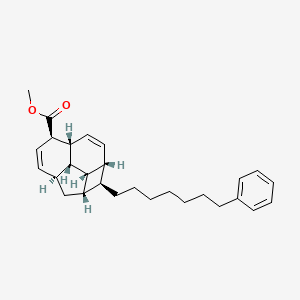 molecular formula C28H36O2 B1261674 红花皂苷 C 