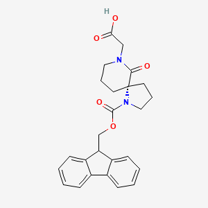 1,7-Diazaspiro[4.5]decane-7-acetic acid, 1-[(9H-fluoren-9-ylmethoxy)carbonyl]-6-oxo-, (5S)-