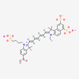 molecular formula C38H40K2N2O11S3 B1261676 NIR-1 dye 