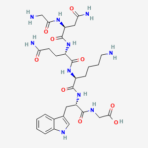 Glycyl-L-asparaginyl-L-glutaminyl-L-lysyl-L-tryptophylglycine