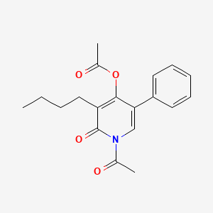 1-Acetyl-3-butyl-2-oxo-5-phenyl-1,2-dihydropyridin-4-yl acetate