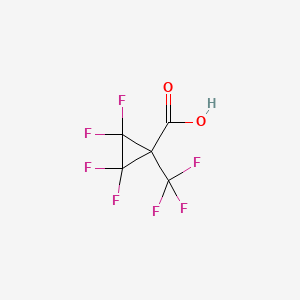 2,2,3,3-Tetrafluoro-1-(trifluoromethyl)cyclopropane-1-carboxylic acid