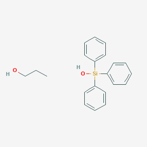 Hydroxy(triphenyl)silane;propan-1-ol