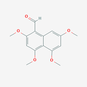 2,4,5,7-Tetramethoxynaphthalene-1-carbaldehyde