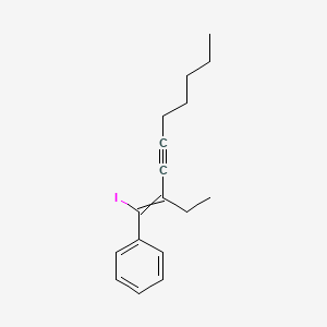 (2-Ethyl-1-iodonon-1-EN-3-YN-1-YL)benzene