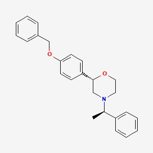 (2S)-2-[4-(Benzyloxy)phenyl]-4-[(1R)-1-phenylethyl]morpholine