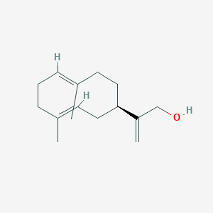 molecular formula C15H24O B1261682 Germacra-1(10),4,11(13)-trien-12-ol 