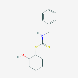 molecular formula C14H19NOS2 B12616835 2-Hydroxycyclohexyl benzylcarbamodithioate CAS No. 922164-92-9