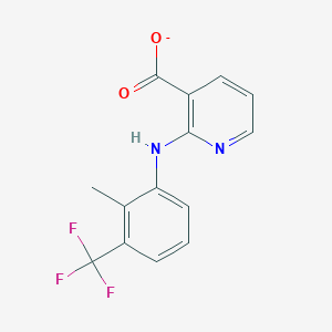molecular formula C14H10F3N2O2- B1261684 Flunixin(1-) 