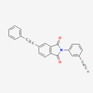 2-(3-Ethynylphenyl)-5-(phenylethynyl)-1H-isoindole-1,3(2H)-dione