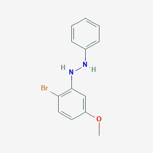 1-(2-Bromo-5-methoxyphenyl)-2-phenylhydrazine