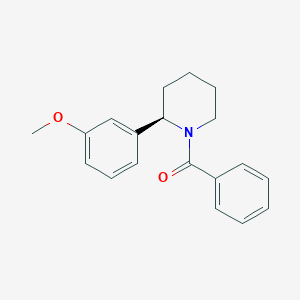 [(2R)-2-(3-Methoxyphenyl)piperidin-1-yl](phenyl)methanone