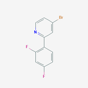 4-Bromo-2-(2,4-difluorophenyl)pyridine