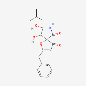 molecular formula C18H21NO5 B1261696 伯克利酰胺 D 