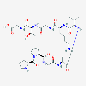 L-Prolyl-L-prolylglycyl-L-alanyl-L-valyl-L-lysylglycyl-L-threonylglycine