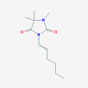 3-(Hex-1-EN-1-YL)-1,5,5-trimethylimidazolidine-2,4-dione